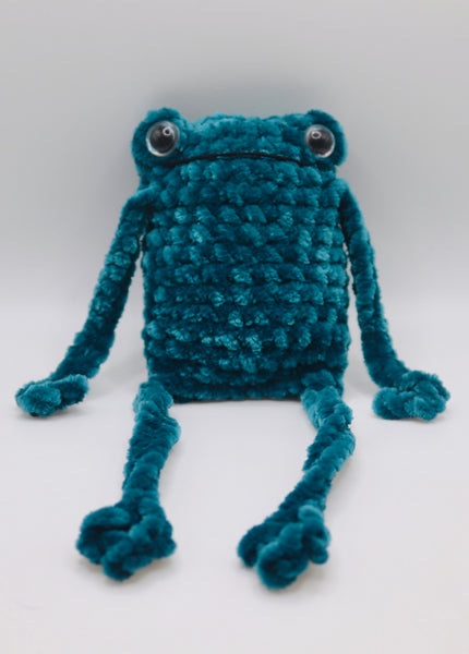 Leggy froggy plushie  , handmade to order