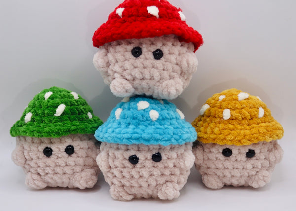 Chonky mushroom fun guys , handmade to order