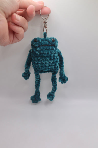 Leggy froggy keyring , handmade to order