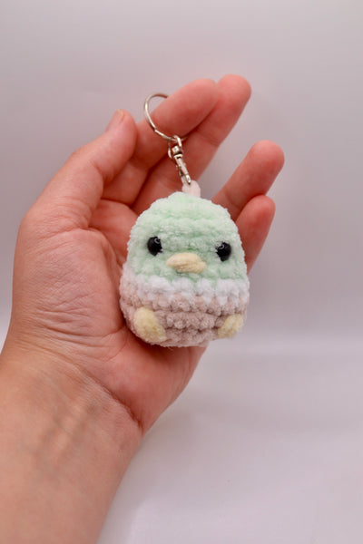 Cute chonky duck keyring , handmade to order