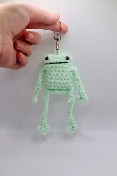 Leggy froggy keyring , handmade to order