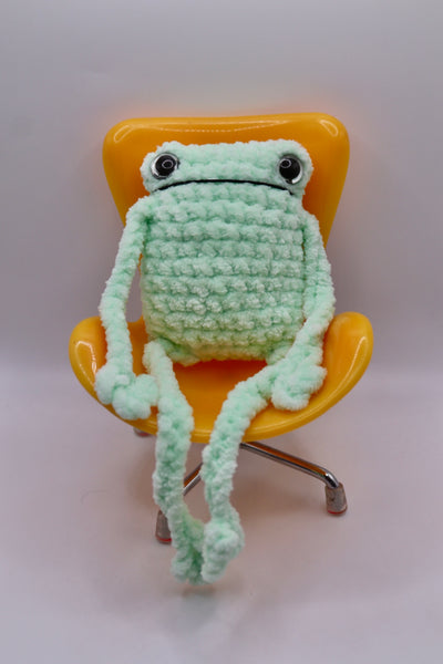 Leggy froggy plushie  , handmade to order