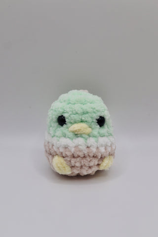 Cute chonky duck keyring , handmade to order