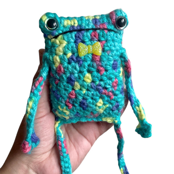 Leggy froggy plushie  , handmade to order