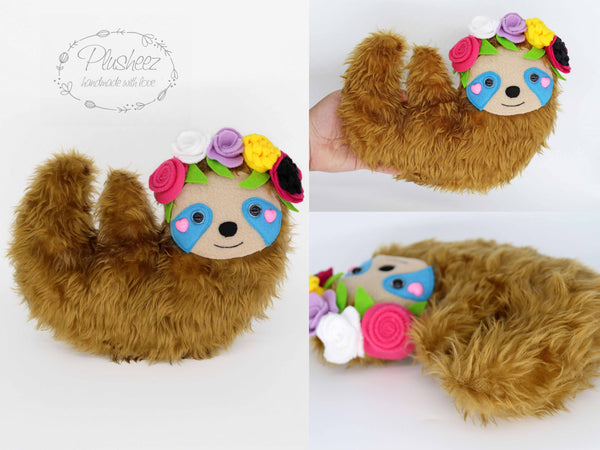 Festisloth plush toy - handmade to order