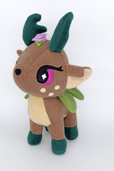 Magical fawn fairy plushie - handmade to order