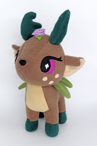 Magical fawn fairy plushie - handmade to order
