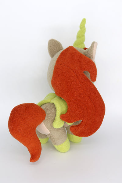 Autumn, the unicorn, kawaii  plushie - handmade to order