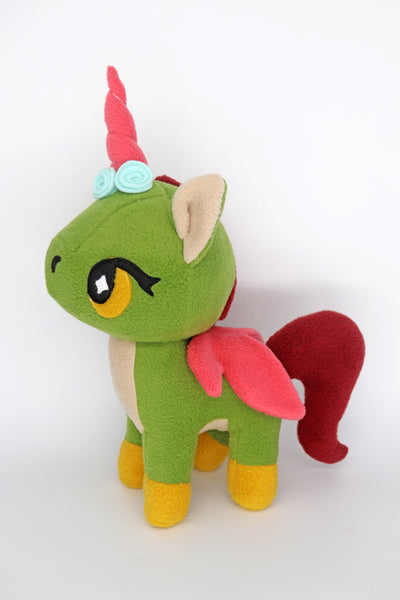 Fairy unicorn, kawaii  plushie - handmade to order