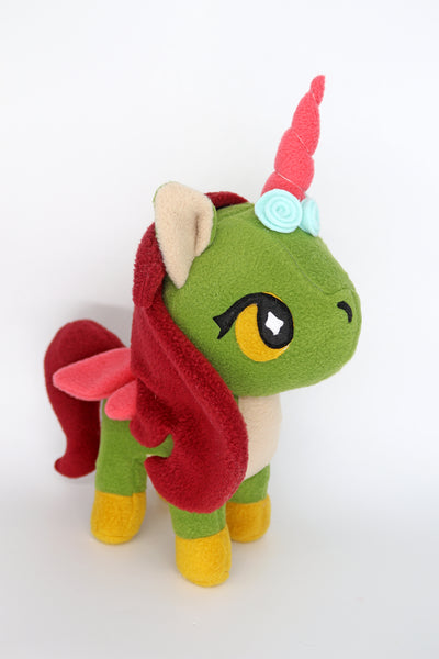 Fairy unicorn, kawaii  plushie - handmade to order