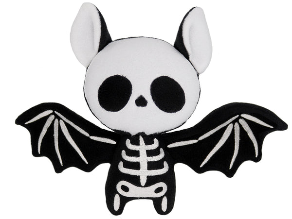 Skeleton bat plushie kawaii soft toy plush handmade vampire Halloween cute scary