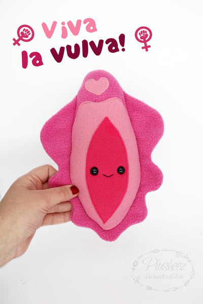 Vulverine , kawaii plushie, handmade to order