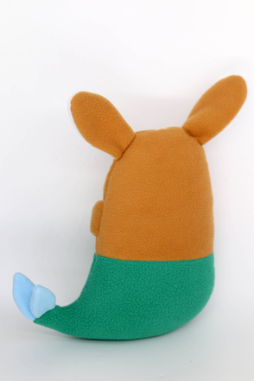 Corgi mermaid plushie , handmade to order