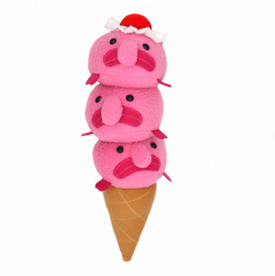 Blobfish icecream handmade plushie