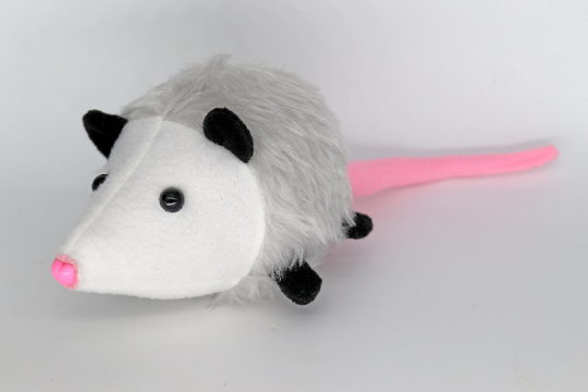 Opossum handmade plushie