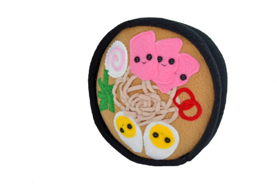 Bowl of ramen handmade plushie
