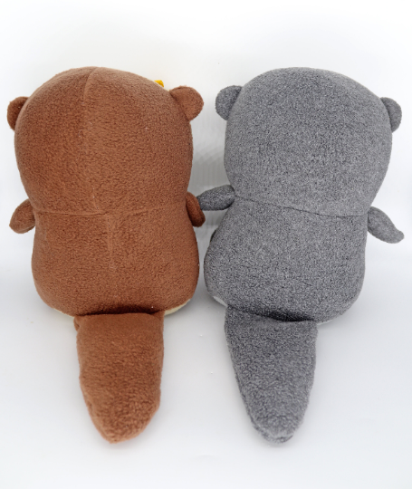 Otter handmade plush toy