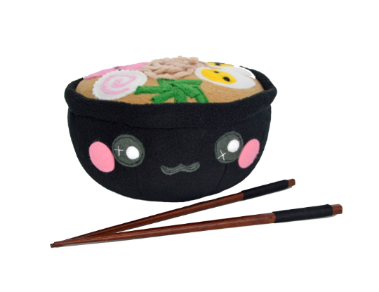 Bowl of ramen handmade plushie