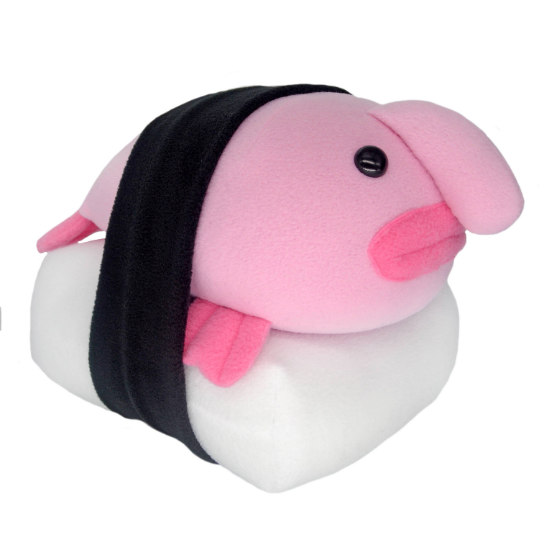 Blobfish nigiri sushi handmade plushie