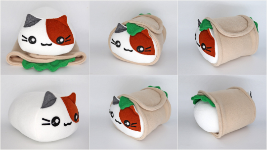Cat Burrito plushie - PURRito