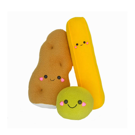 Fish and chips handmade plushies