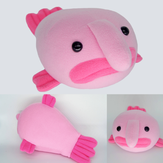 Blobfish nigiri sushi handmade plushie