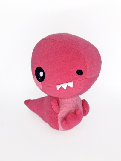 Chubby T-Rex handmade plush toy