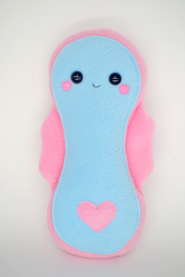 Cute Pad & Tampon plush toy / novelty gift / kawaii handmade plushie