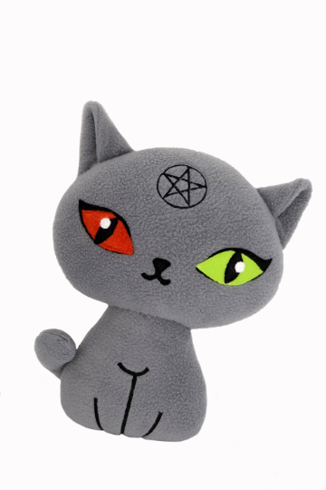 David Meowie handmade plushie