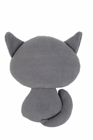 David Meowie handmade plushie
