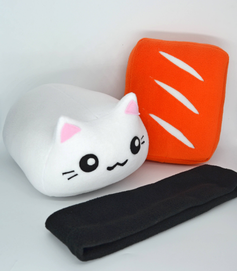 Sushi cat handmade plushie