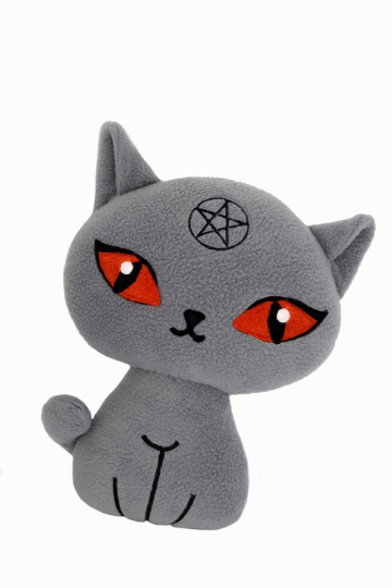 David Meowie handmade plushie