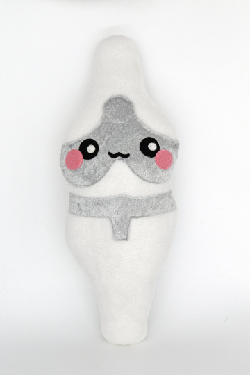 Knee replacement handmade plushie
