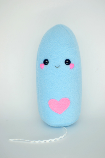Cute Pad & Tampon plush toy / novelty gift / kawaii handmade plushie