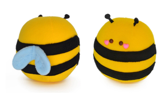 Honey bee handmade plushie