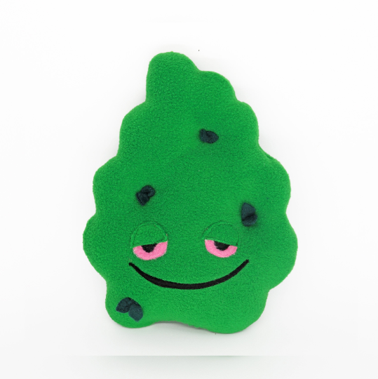 Stoned cannabis bud plushie / pillow