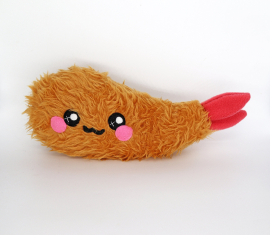 Shrimp tempura handmade plushie Plusheez