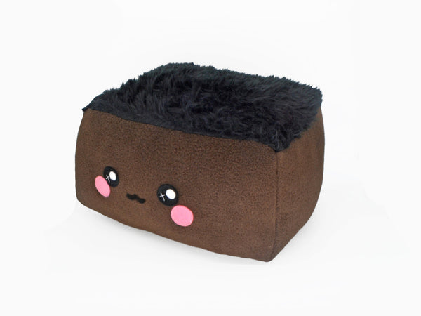Brownie plushie / kawaii fluffy sweet pillow