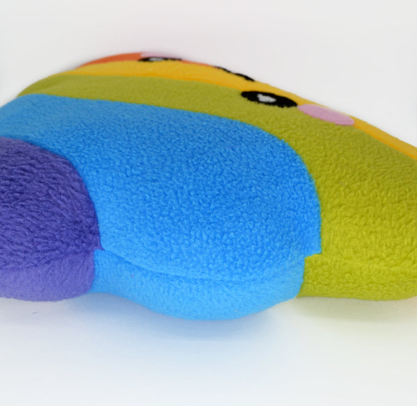 BIG Rainbow unicorn poop plushie happy drop pee kawaii humor plush toy kawaii pillow cushion