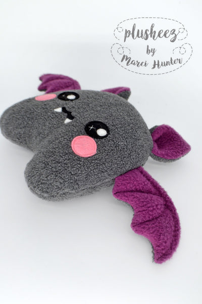 Bat plushie kawaii soft toy plush handmade vampire halloween cute scary