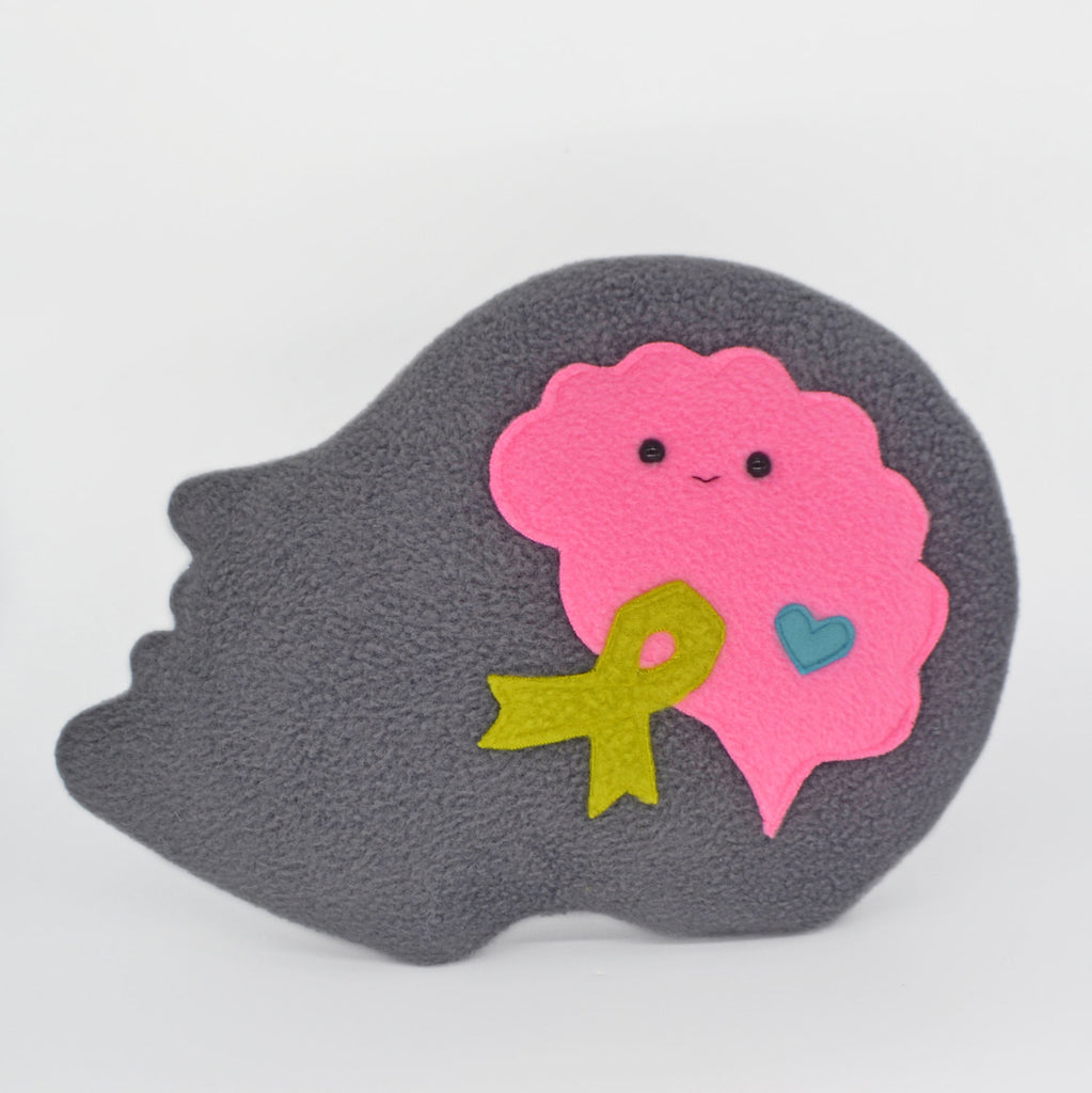 Mental health awareness plushie comfort pillow