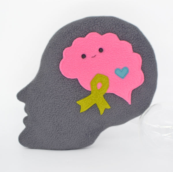 Mental health awareness plushie comfort pillow