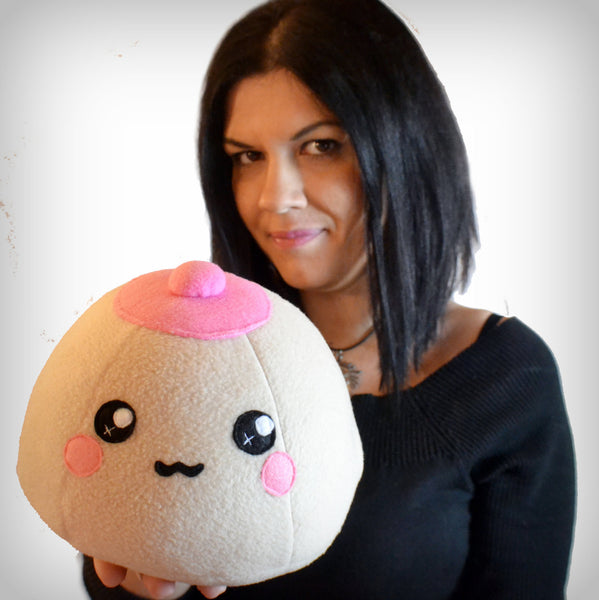 Breast plush toy / pillow / comfort cushion / kawaii handmade soft boob