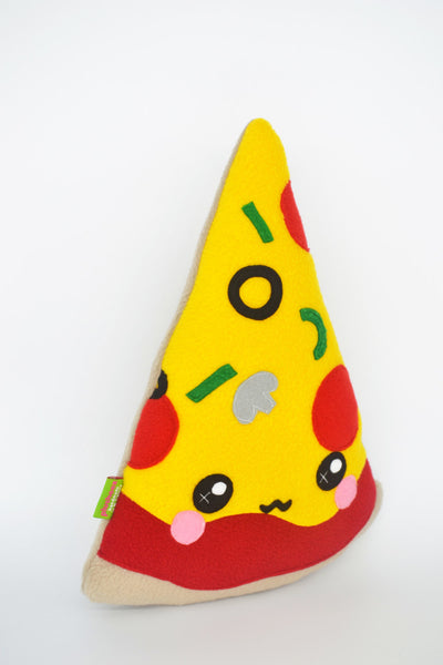 Pizza slice pillow plushie kawaii novelty cushion pie food