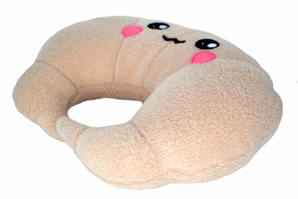 Croissant plush kawaii pillow baked goods quirky novely cushion