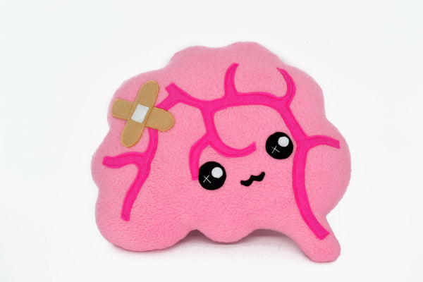 Brain plush toy / kawaii pillow