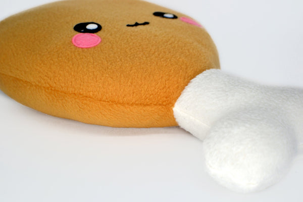 Chicken Drumstick plushie / novelty food pillow