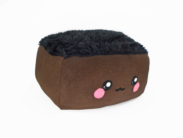 Brownie plushie / kawaii fluffy sweet pillow