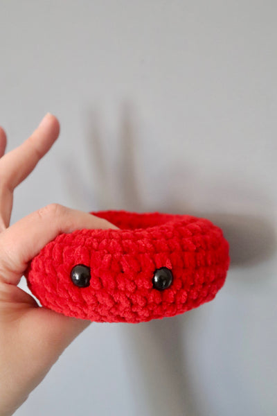 Red blood cell , White blood cell - Amigurumi plushies - handmade to order