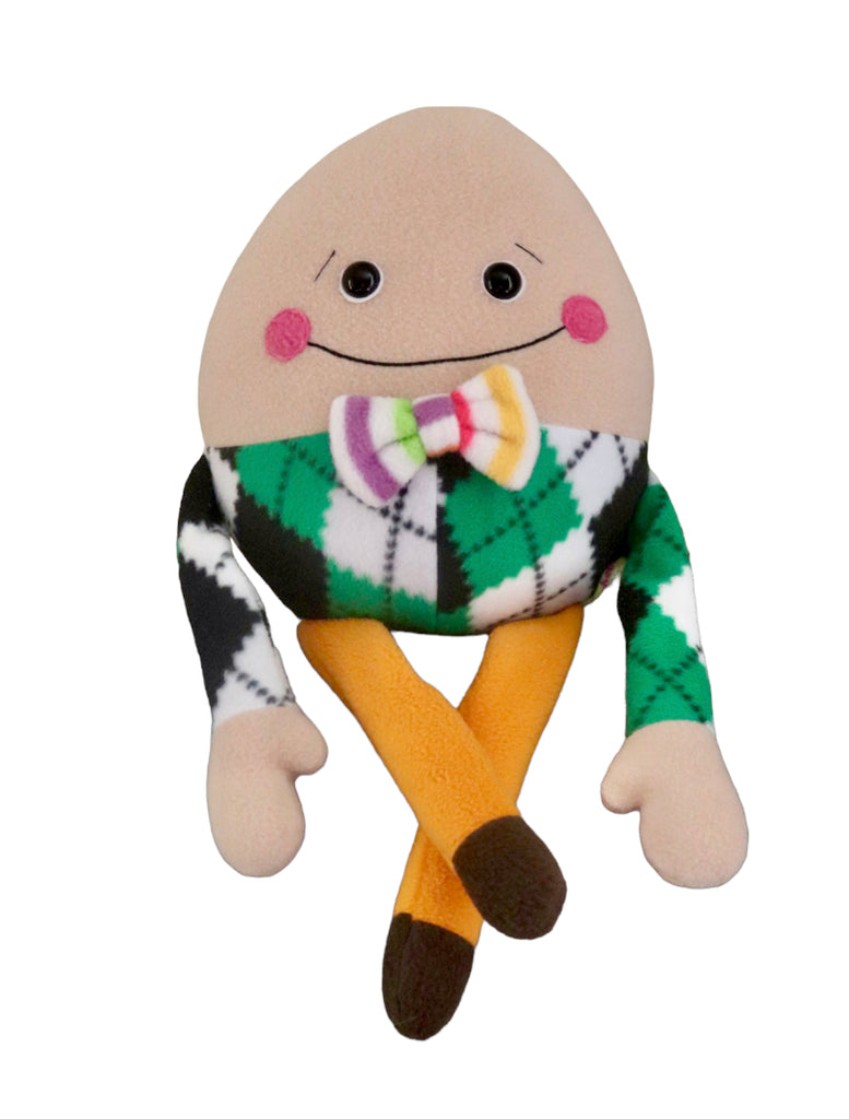 Humpty Dumpty plush toy - handmade to order - soft and cuddly